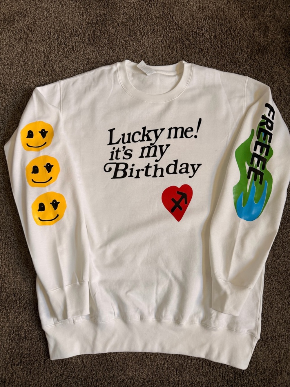 Kanye lucky my it’s my birthday sweatshirt